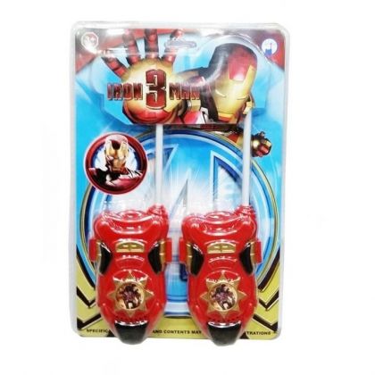 Pair of Ironman Walkie Talkie for Kids - 138-q2 - Multicolour